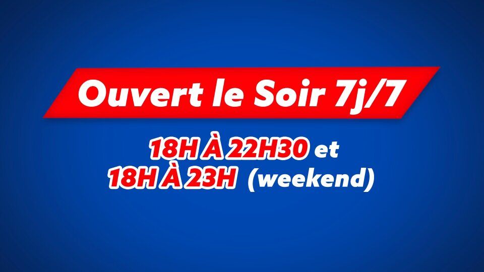 Chrono Pizza Grenoble ouvert le soir 7j/7, 18h à 22h30 en semaine et 18h à 23h le week-end